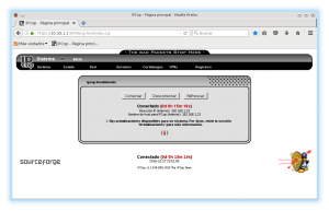 Figura D: Interfaz web de administración de IPCop una vez autenticados.