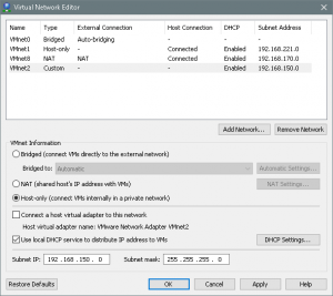 Figura 10: Crear una red virtual personalizada (Custom). Clicar en la imagen para aumentar.