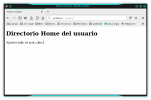 Test Apache public_html