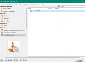 Servidores UPnP en VLC