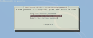 Emergency Self-Destruction of LUKS: Opciones de cryptsetup-nuke-password.