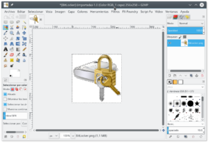 GIMP: Selección por color