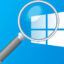 Logotipo lupa de Windows 10