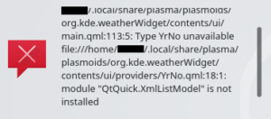 QtQuick.XmlListModel-Error: module “QtQuick.XmlListModel” is not installed
