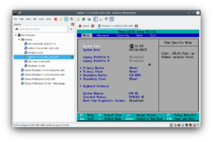 Arrancar un Live CD-DVD-VMware: Entrar en la BIOS automáticamente