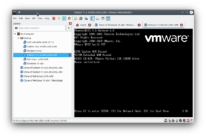 BIOS de una máquina virtual-VMware: Retrasar proceso de POST