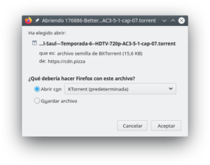 Abrir enlaces en Firefox: Asociar enlaces a archivos a una aplicación. Aplicación predeterminada.